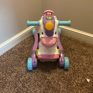 Unicorn push and ride toy